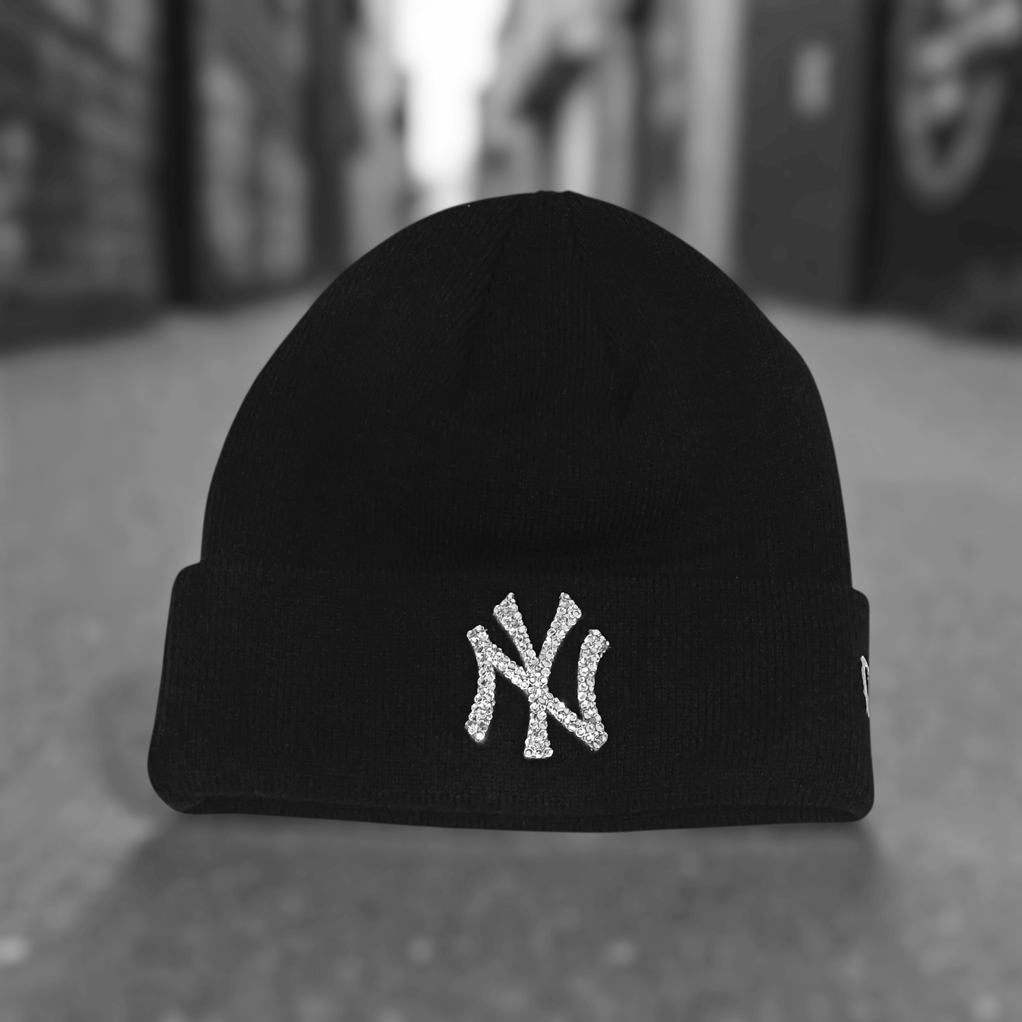 Custom New Era Beanie – Statement Rhinestone Edition