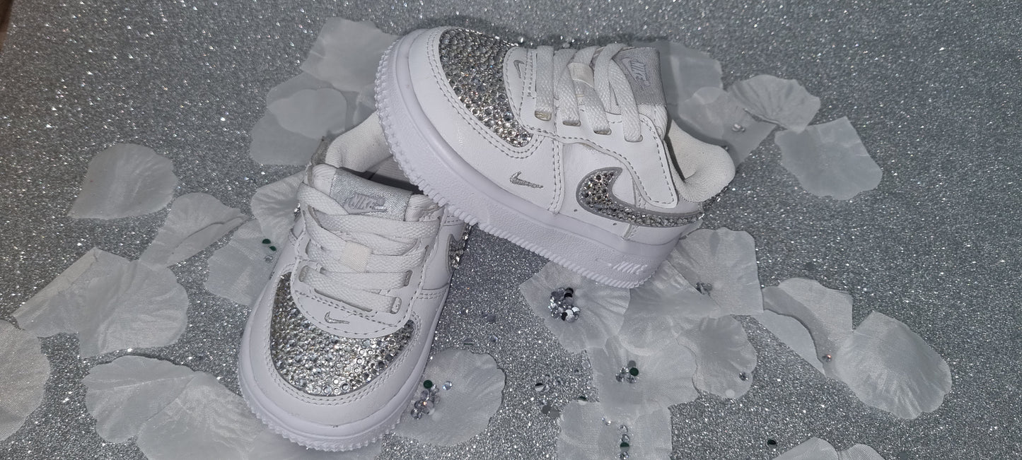 Nike Air Force 1's Flower Girl Sparkle
