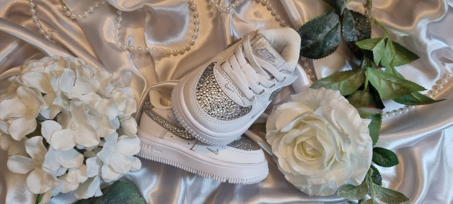 Nike Air Force 1's Flower Girl Sparkle