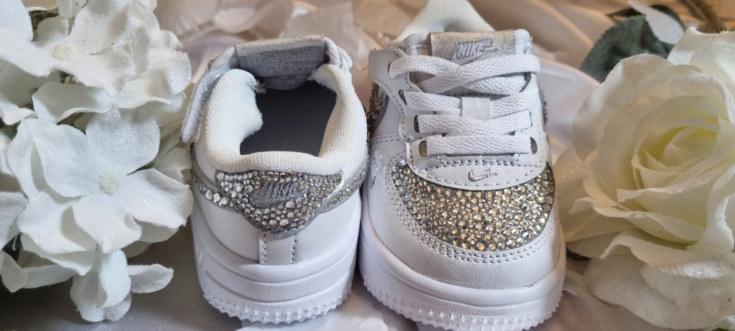 Nike Air Force 1's Flower Girl Sparkle