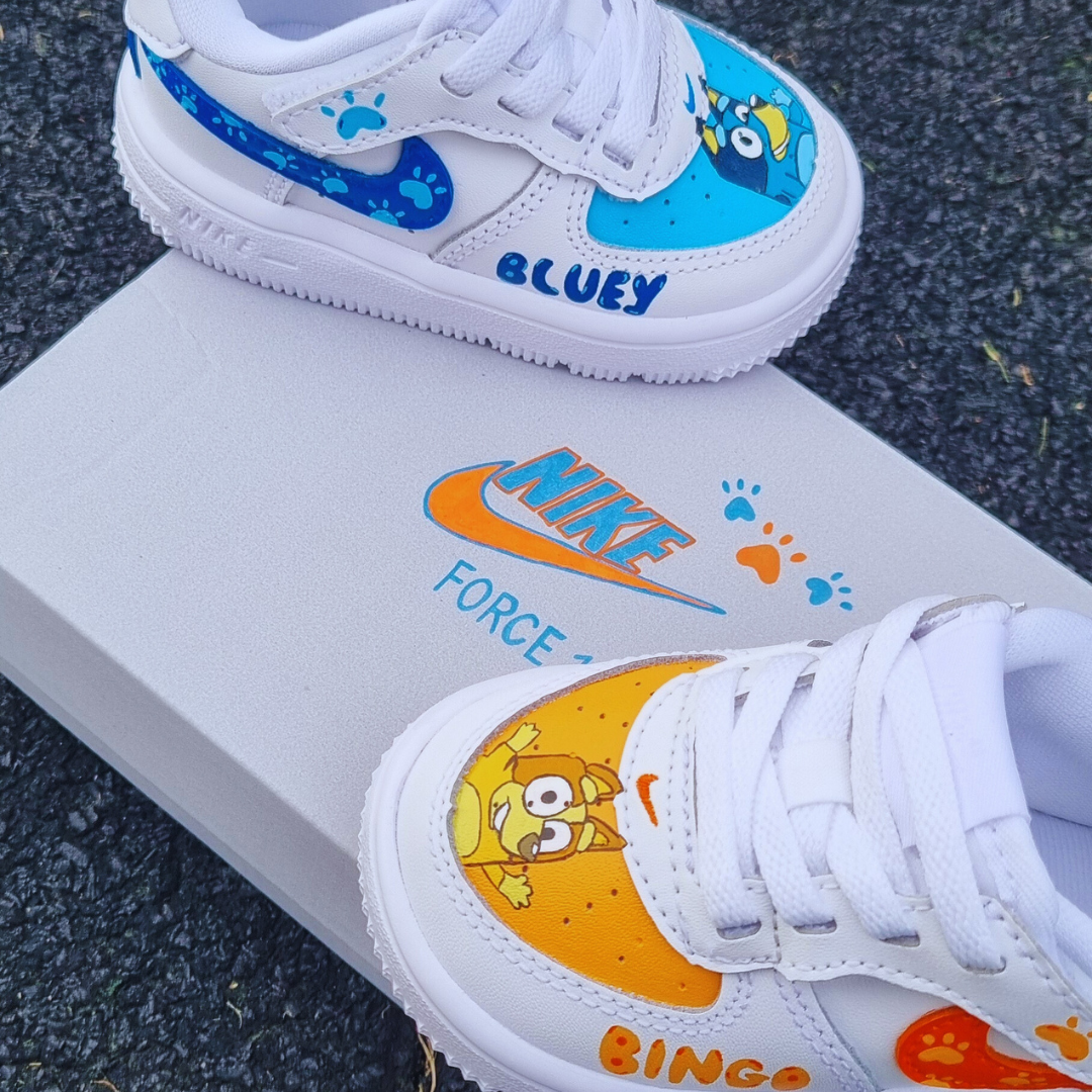 Ultra Bounce Bingo & Bluey Nike Air Force 1