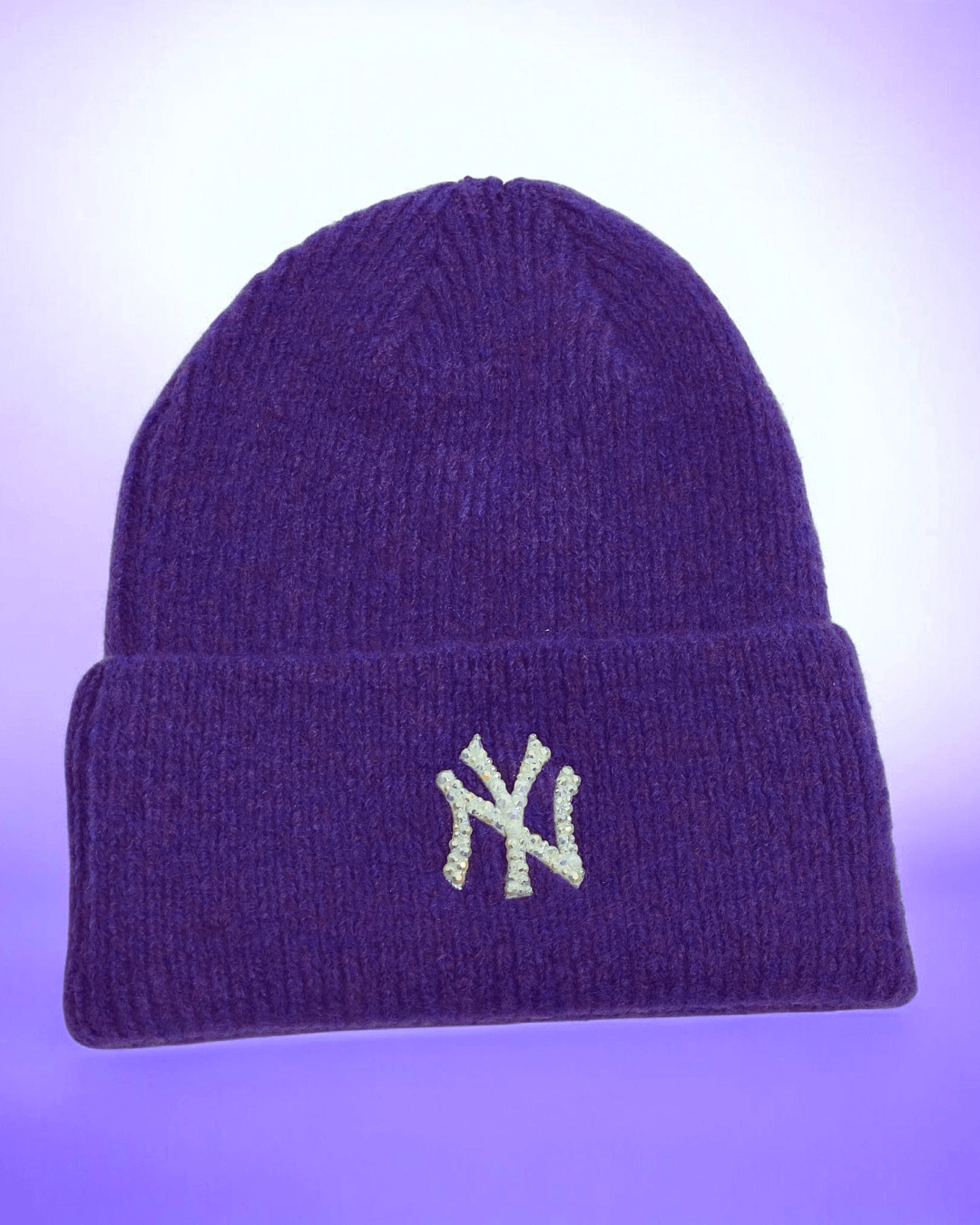 Custom New Era Beanie – Subtle Rhinestone Edition